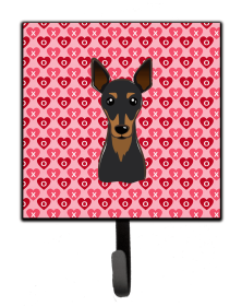 Min Pin Valentine's Day Leash or Key Holder