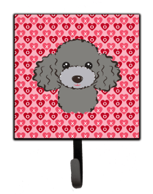 Poodle 4 Valentine's Day Leash or Key Holder