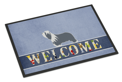 Bearded Collie Indoor-Outdoor Welcome Mat