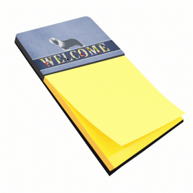 Bearded Collie Welcome Sticky Note Holder