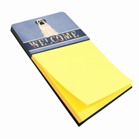 Mastiff - White - Welcome Sticky Note Holder