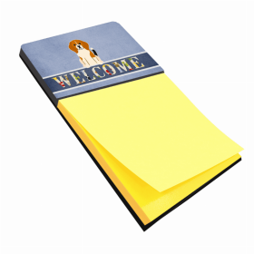 Beagle 1 Welcome Sticky Note Holder