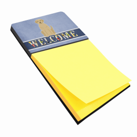 Labrador Retriever - Yellow 1 - Welcome Sticky Note Holder