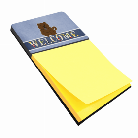 Chow Chow - Chocolate - Welcome Sticky Note Holder