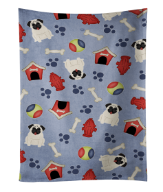 Pug - Dark Cream - Doghouse Collection Kitchen Towel