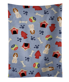 Russian Spaniel Doghouse Collection Kitchen Towel
