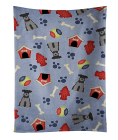 Miniature Schnauzer - Black and Silver - Doghouse Collection Kitchen Towel