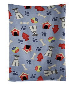 Miniature Schnauzer - Salt and Pepper - Doghouse Collection Kitchen Towel