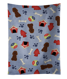 Irish Water Spaniel Doghouse Collection Kitchen Towel