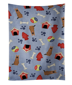German Shepherd Doghouse Collection Kitchen Towel