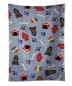 Cocker Spaniel - Black and Tan - Doghouse Collection Kitchen Towel