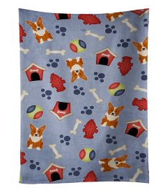 Corgi Doghouse Collection Kitchen Towel