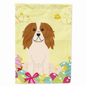 Cavalier King Charles Spaniel 1 Easter Egg Hunt House Flag