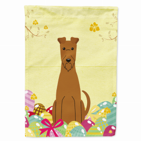 Irish Terrier Easter Egg Hunt House Flag