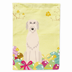 Irish Wolfhound Easter Egg Hunt House Flag