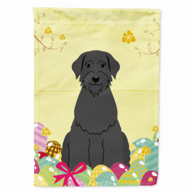 Giant Schnauzer Easter Egg Hunt House Flag