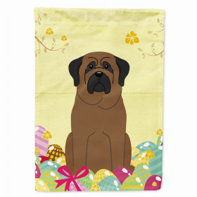 Bullmastiff Easter Egg Hunt House Flag