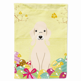 Bedlington Terrier - Sandy - Easter Egg Hunt House Flag