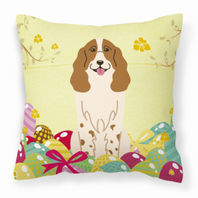 Russian Spaniel Easter Eggs Decorative Pillow