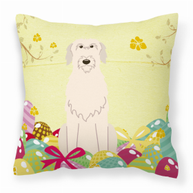 Irish Wolfhound Easter Eggs Decorative Pillow