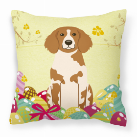Brittany Easter Eggs Decorative Pillow