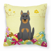 Beauce Shepherd Dog Easter Eggs Decorative Pillow