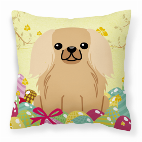 Pekingese - Fawn Easter Eggs Decorative Pillow