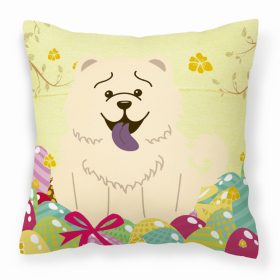 Chow Chow - White Easter Eggs Decorative Pillow