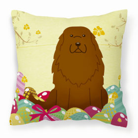 Caucasian Shepherd 2 Easter Eggs Decorative Pillow