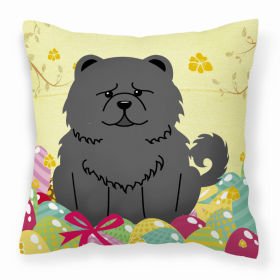 Chow Chow - Black 2 Easter Eggs Decorative Pillow