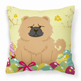 Chow Chow - Cream 2 Easter Eggs Decorative Pillow