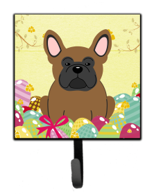 French Bulldog - Brown - Easter Eggs Leash or Key Holder