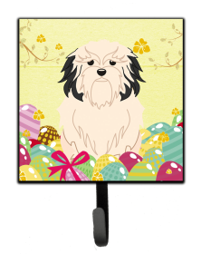 Lowchen Easter Eggs Leash or Key Holder