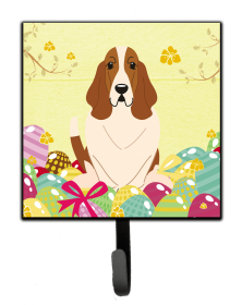 Basset Hound Easter Eggs Leash or Key Holder
