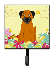 Border Terrier Easter Eggs Leash or Key Holder