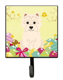 West Highland White Terrier Easter Eggs Leash or Key Holder