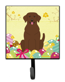Labrador Retriever - Chocolate - Easter Eggs Leash or Key Holder