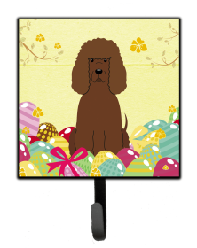 Irish Water Spaniel Easter Eggs Leash or Key Holder