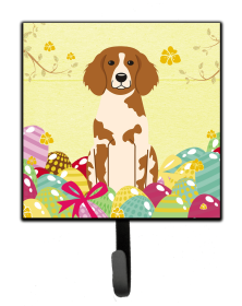 Brittany Easter Eggs Leash or Key Holder