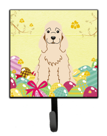 Cocker Spaniel - Buff - Easter Eggs Leash or Key Holder