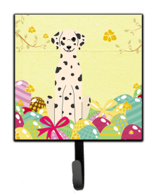 Dalmatian Easter Eggs Leash or Key Holder