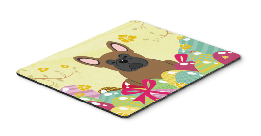 French Bulldog - Brown - Easter Eggs Mouse Pad