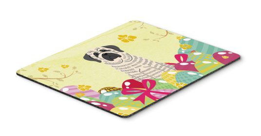 Mastiff - Brindle and White - Easter Eggs Mouse Pad