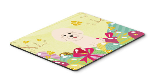 Bichon Frise Easter Eggs Mouse Pad