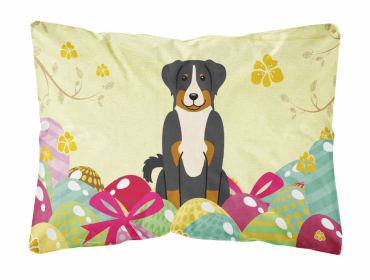 Appenzeller Sennenhund 1 Easter Eggs Decorative Pillow