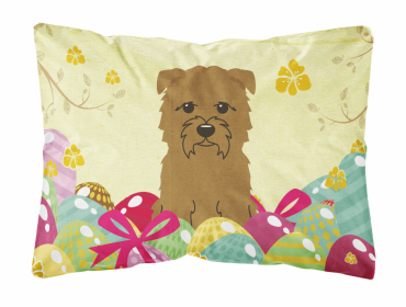 Glen of Imaal Terrier - Tan 1 Easter Eggs Decorative Pillow