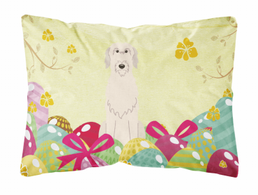Irish Wolfhound 1 Easter Eggs Decorative Pillow