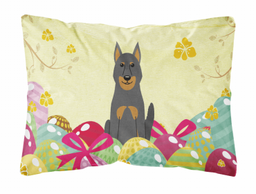 Beauce Shepherd Dog 1 Easter Eggs Decorative Pillow