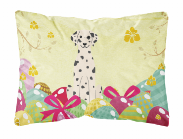 Dalmatian 1 Easter Eggs Decorative Pillow