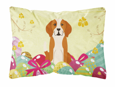 English Foxhound 1 Easter Eggs Decorative Pillow